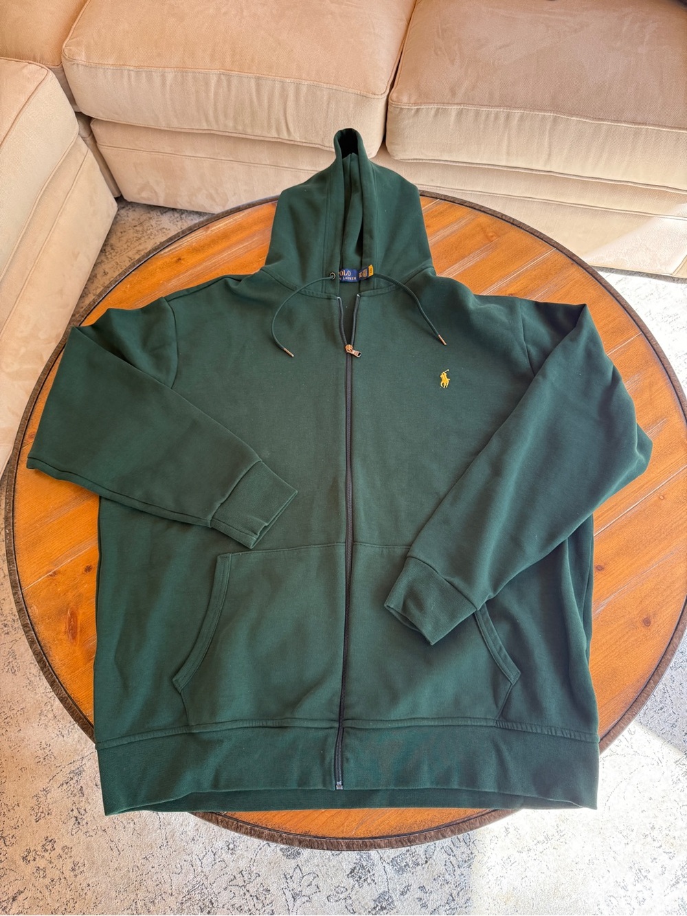 Polo by Ralph Lauren Dark Green Full-Zip Hoodie